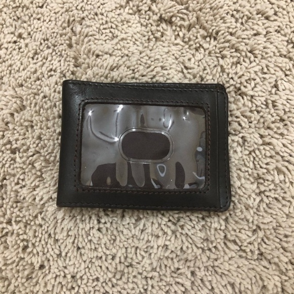 Brown faux Leather Wallet little boys
